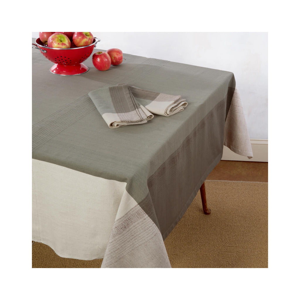 Hand-woven Cotton Tablecloths - Moonstone