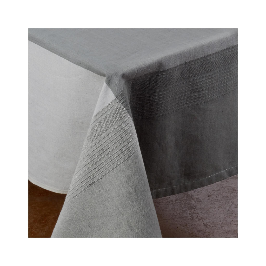 Hand-woven Cotton Tablecloths - Moonbeam - detail