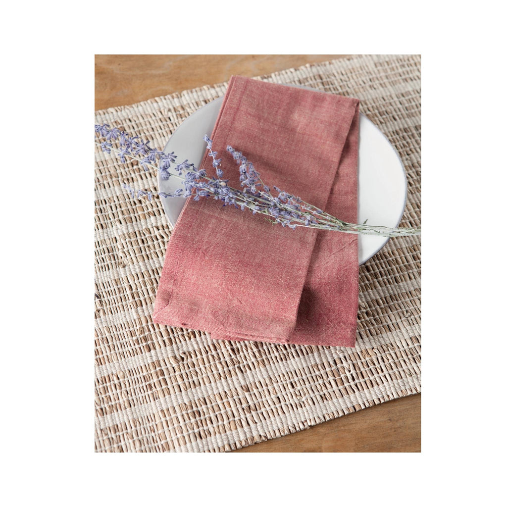 Handwoven Banana Fiber Placemats Set of 4 - Madeleine  - detail