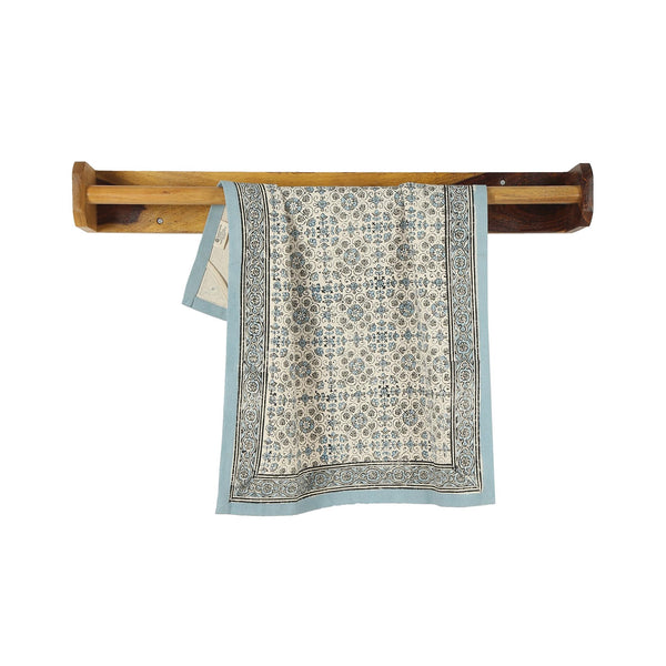 Hand Block Printed Kitchen Towel - Lily River 