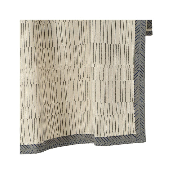 Hand Block Printed Cotton Towel - Tea Break - Bagel - detail