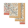Bloom Sienna Hand Block Printed Cotton Napkins Set of 4 - detail