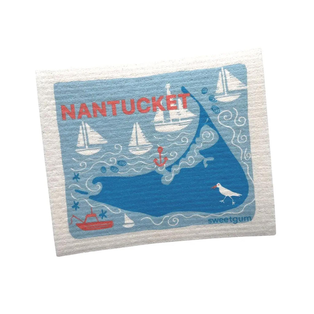 Nantucket Swedish Dishcloth