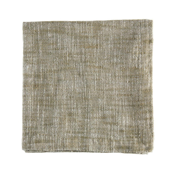Chambray Cotton Napkins -Olive
