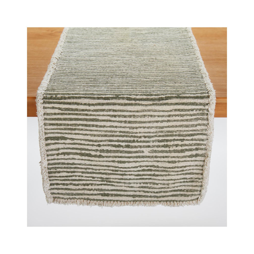 Waterstripe Table Runner - Green