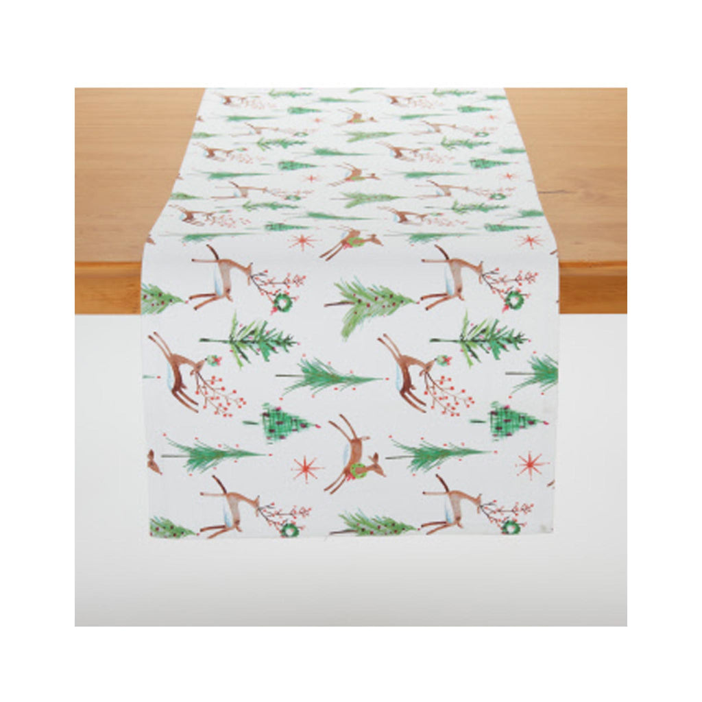 Frolicking Reindeer Table Runner