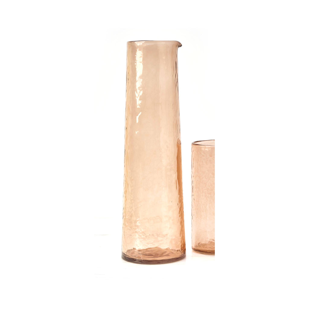 Alora Hammered Glass Pitcher