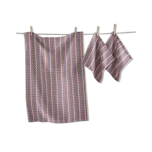 Variegated Dishcloth & Towel Set of 3 - Harvest