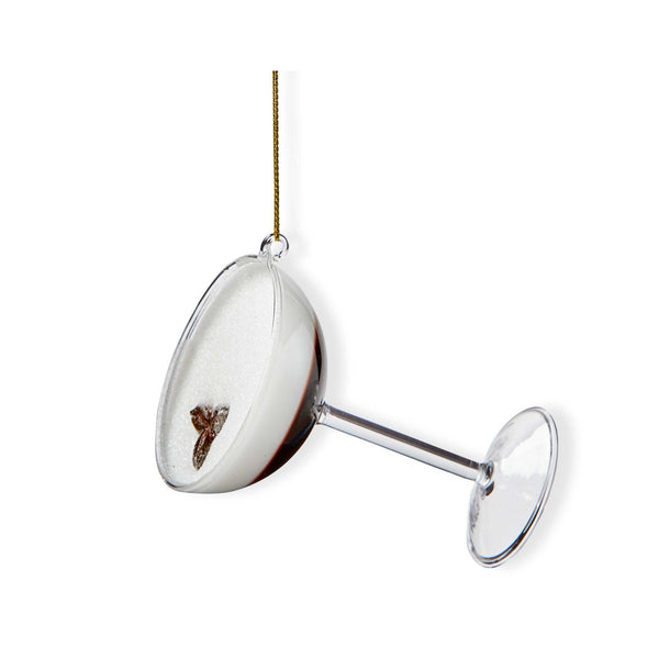 Espresso Martini Glass Ornament
