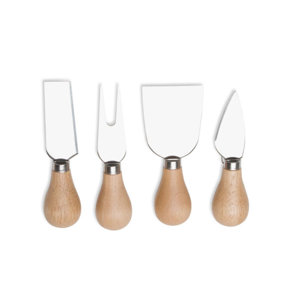 Natural Handled Cheese Utensils Set of 4