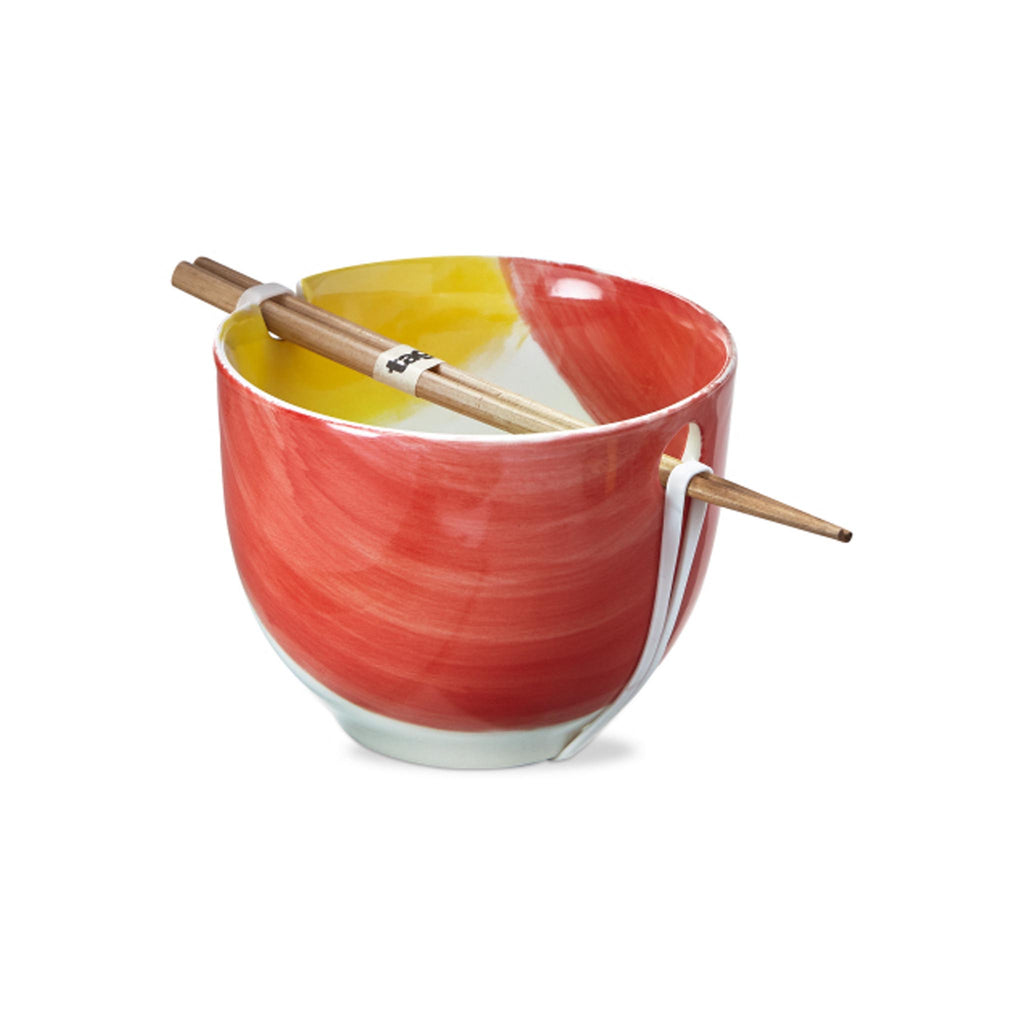 Springtime Noodle Bowl with Chopsticks