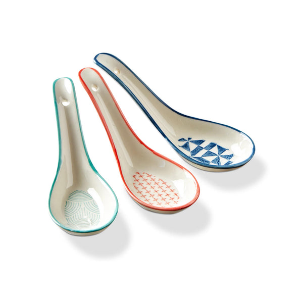 Geo Soup Spoons