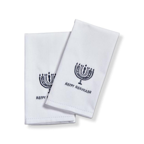 Happy Hanukkah Guest Towels Set of 2