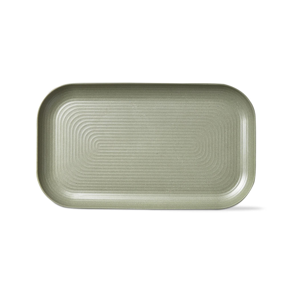 Brooklyn Melamine Rectangle Platter - Sage