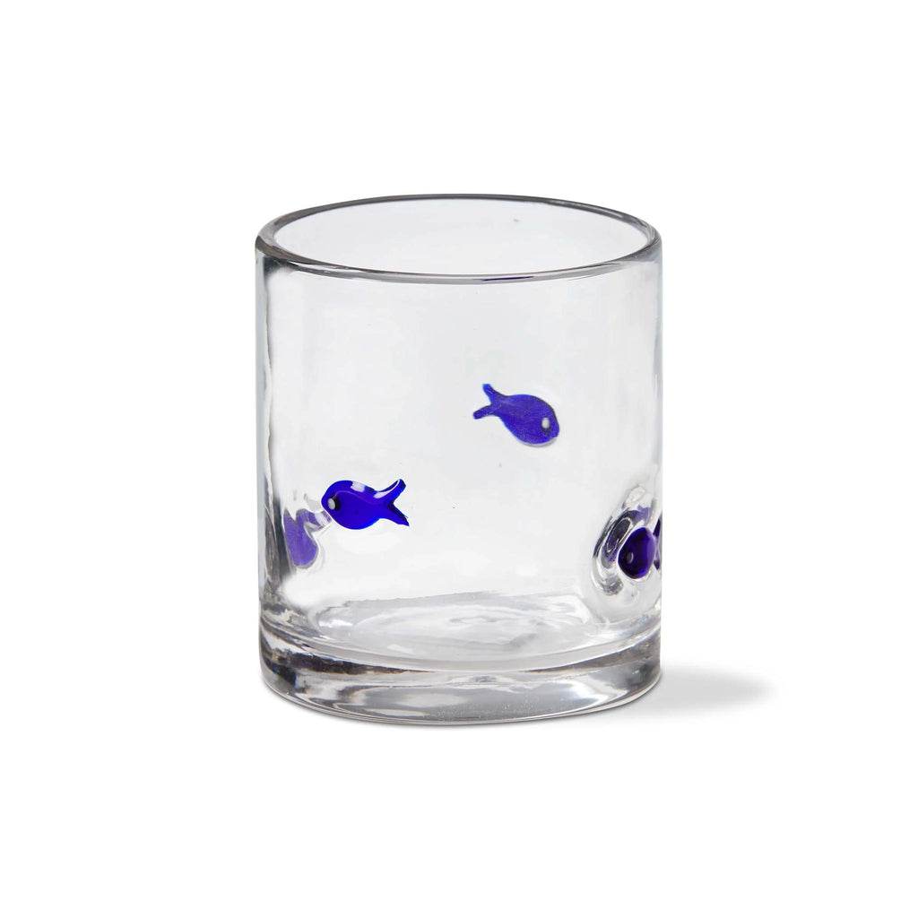 Fish Double Old Fashioned Glass