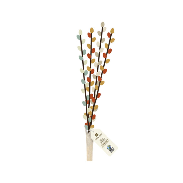 Fall Felt Branch Flower Decoration Set of 4