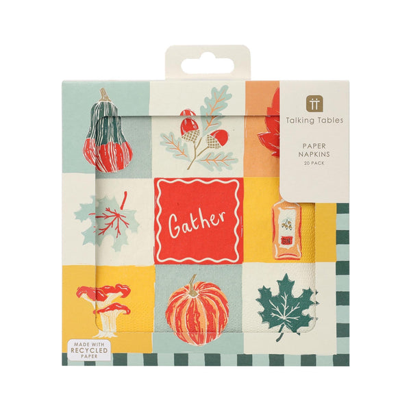 Fall Beverage Napkins  - packaging