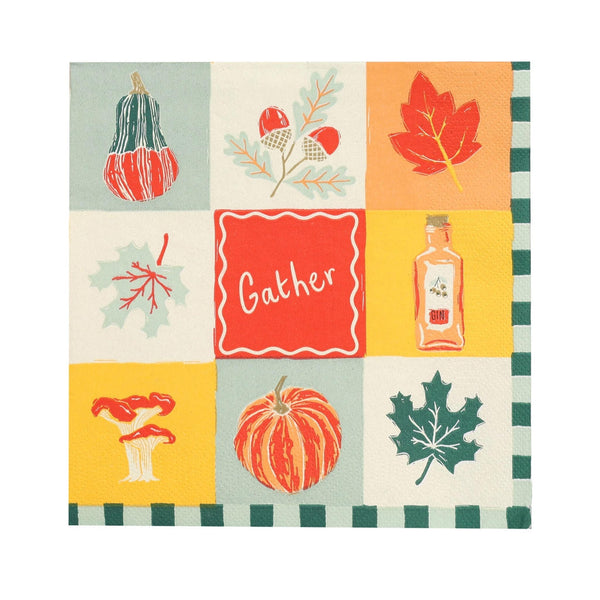 Fall Beverage Napkins 