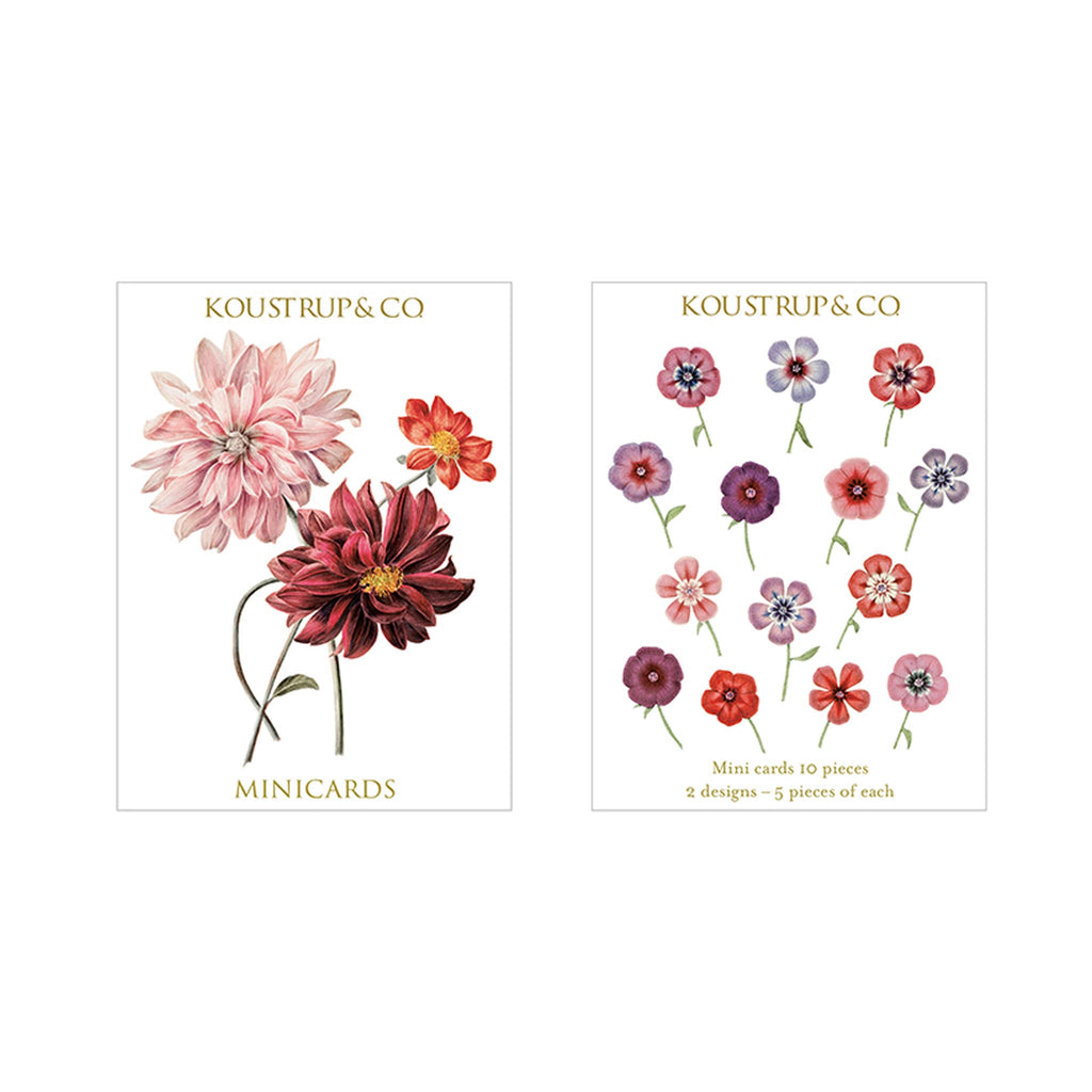 Koustrup & Co. Mini Cards - Dahlia