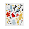 Swedish Dishcloths - Winter - Cardinal & Blue Jay