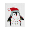 Swedish Dishcloths - Winter - Penguin with Lights