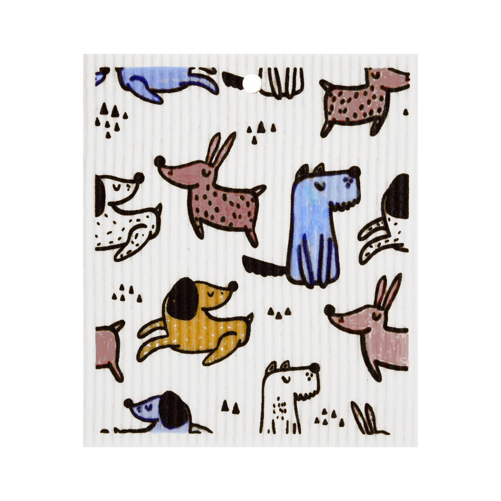 Swedish Dishcloths - Talla Imports - Playful Dogs