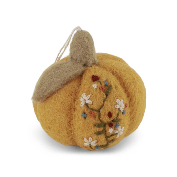 Felt Embroidered Pumpkin