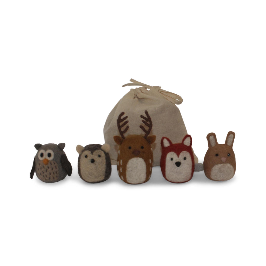 Felt Forest Animal Ornaments