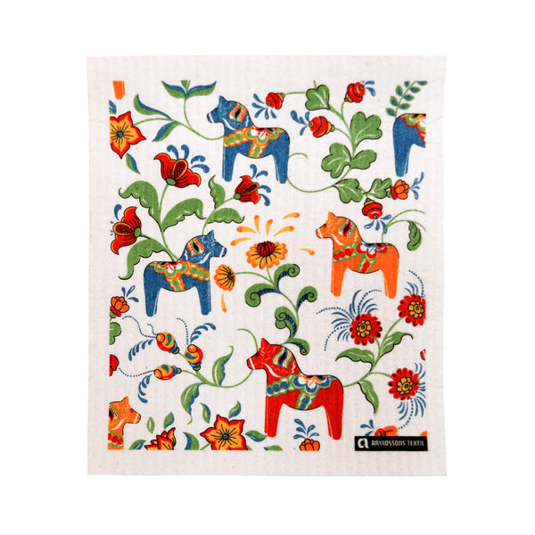 Swedish Dishcloths - Talla Imports - Mini Dala Horse