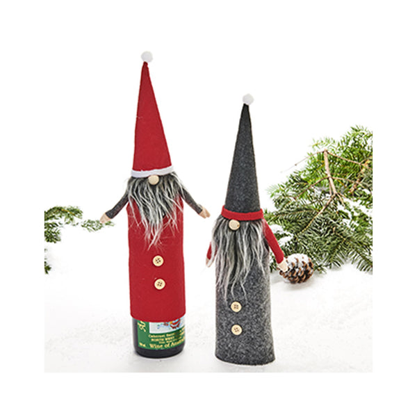 Gnome Wine Bottle Covers