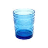 Beaded DOF Short Tumblers - Cobalt Blue