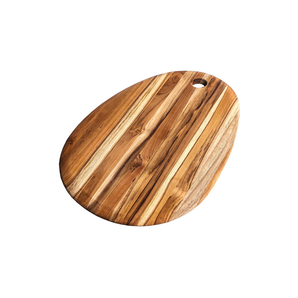 Elegant Teak Oval Serving & Cutting Boards - Medium