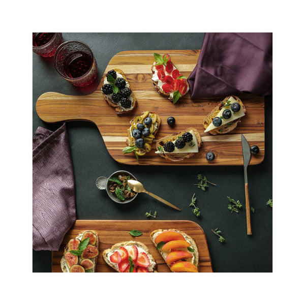 Teakhaus Marine Paddle Cutting & Serving Board - in use