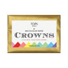 Multicolor Tissue Paper Crowns Set of 8-packaging