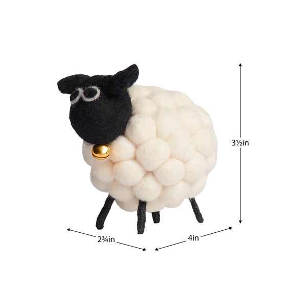 ModWool Sheep Figures - dimensions
