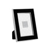 Regis Silver Trim Black Frame