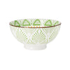 Kiri Porcelain Bowl - Green Lotus - Large