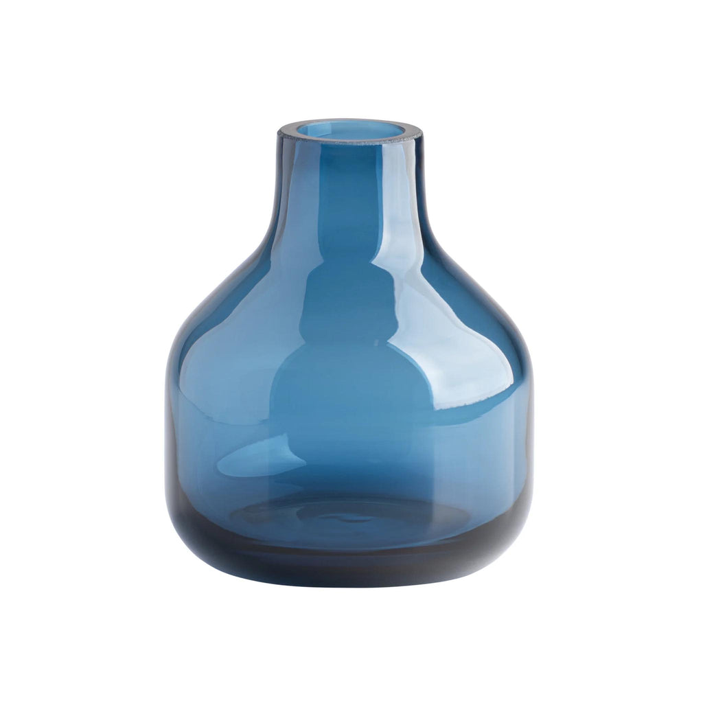 Beau Wide Base Small Bottle Vases - 4" wide