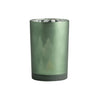 Evergreen Forest Frosted Glass Hurricane Vase