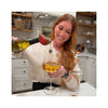Songbird Specialties® "Singing" Wine Bottle Pourer - Red - in use