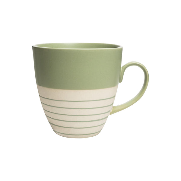 Modern Matte Stoneware Cups - Green