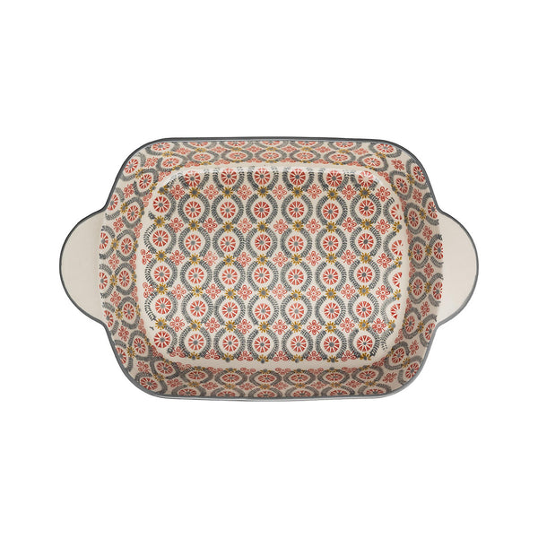 Retro Stoneware Baking Dish - Medium