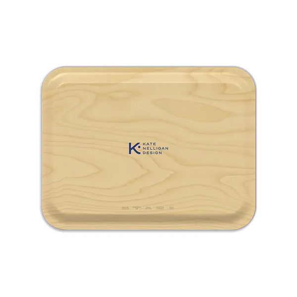 Finnish Birch Tray - Rectangle - Kate Nelligan Porcelain Fish - back