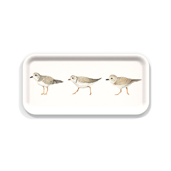 Finnish Birch Tray - Small - Plovers in Line