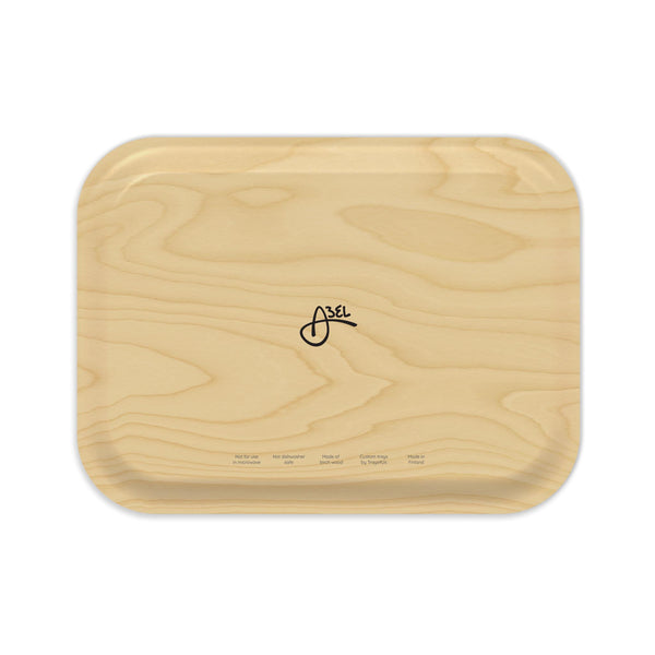 Finnish Birch Tray - Medium - Ursula 6 - back