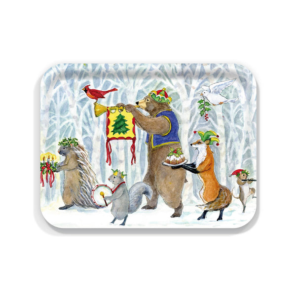 Finnish Birch Tray - Large - Christmas Procession