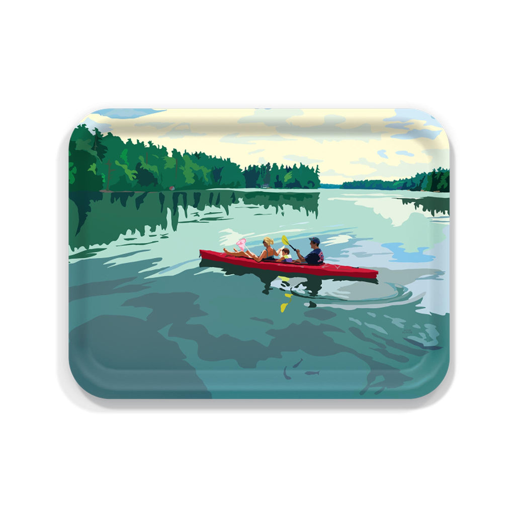 Finnish Birch Tray - Large - Kayaking