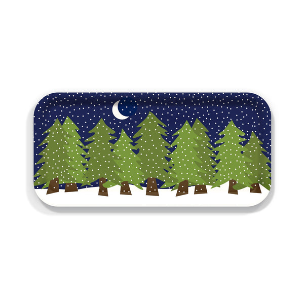 Finnish Birch Tray - Small - Midnight Snow