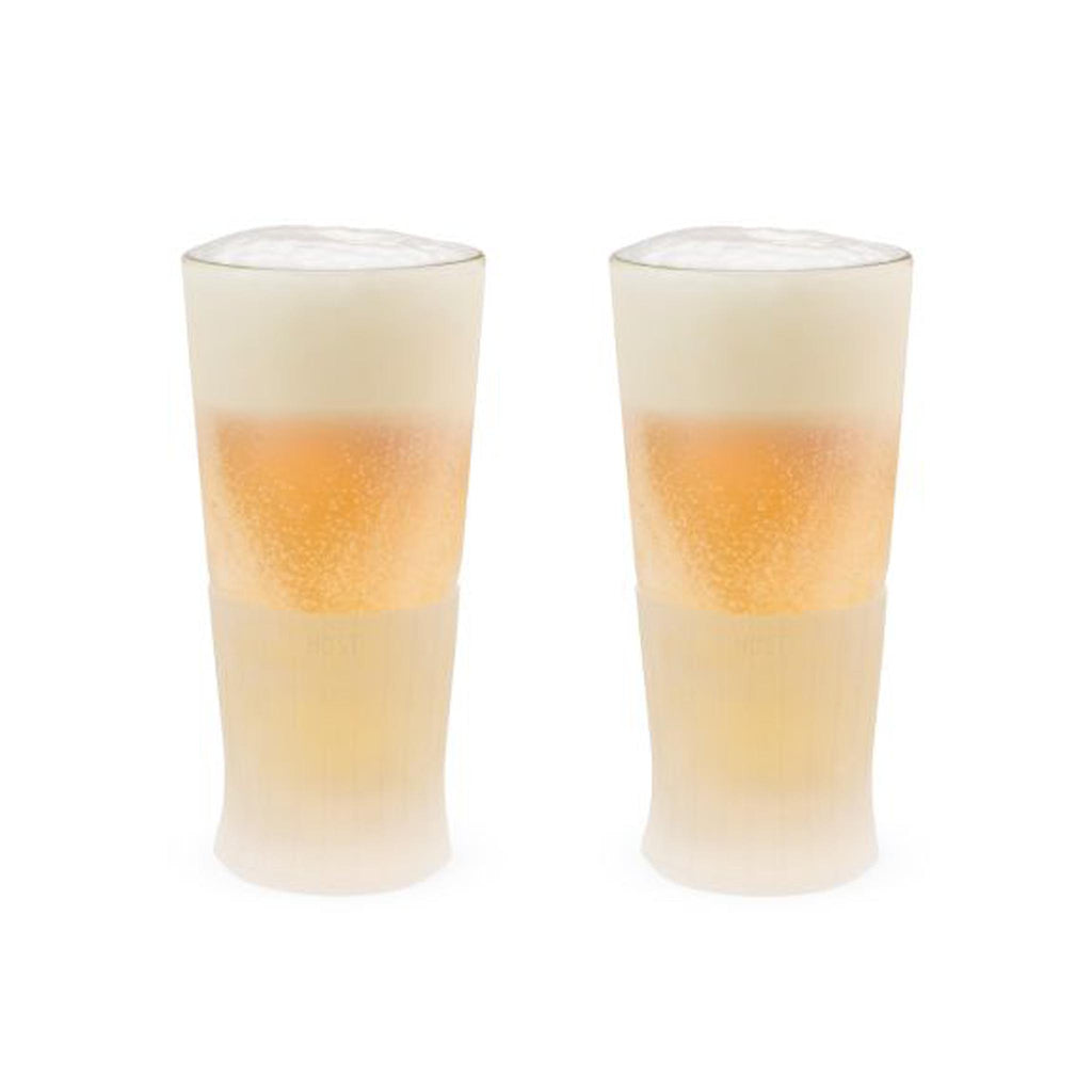 HOST FREEZE  Beer Glass Set of 2 - in use
