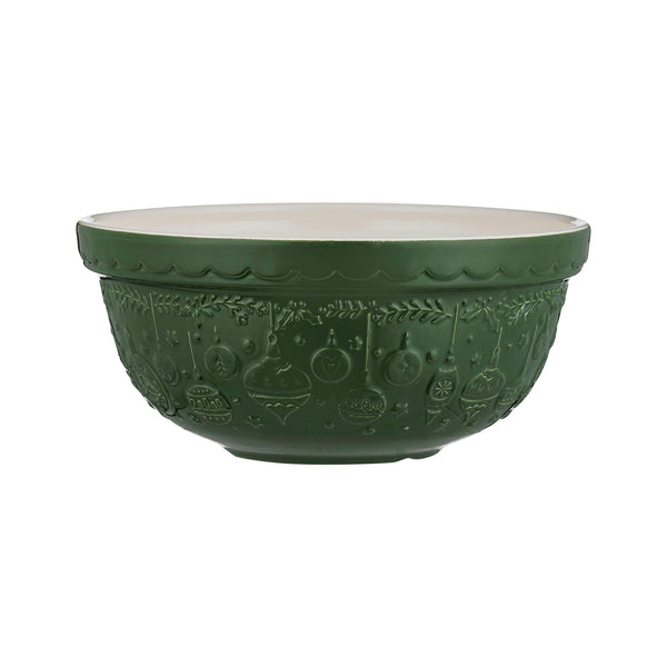 Mason Cash Deck the Halls - Green Mixing Bowl